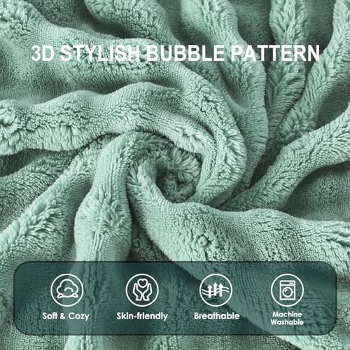 SOCHOW Decorative Throw Pillow Covers 18x18 Inches Set of 2, Sage Green - Image 5