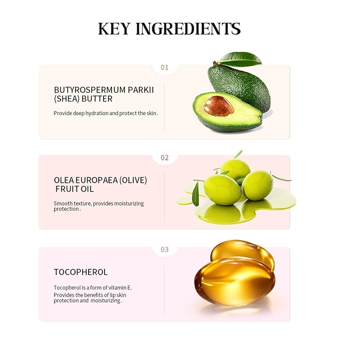 URQT 4PCS Summer Special Lip Butter Balm, Nourishing & Softening Lip Care - Image 6