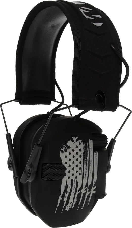 Walker's Razor Slim Ultra Low Profile Compact Design Adjustable Range Shooting Hunting Hearing Protection Electronic Earmuffs