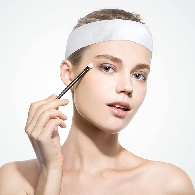 Pimoys 60 Count Spa Headband for Women Disposable Skincare Headbands for - Image 6