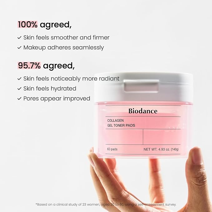 Biodance Collagen Gel Toner Pads, Pore Minimizer - Image 5