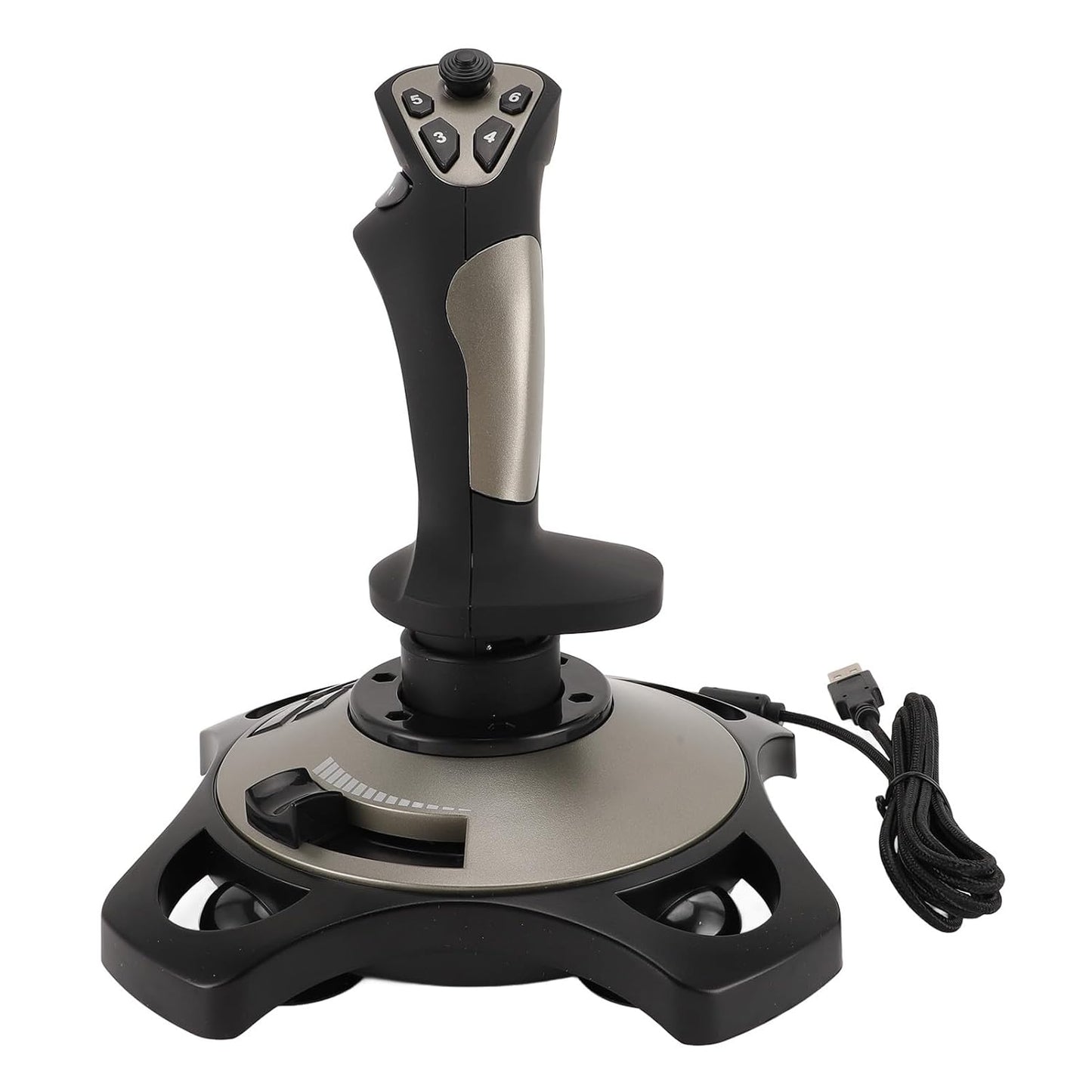 XUMIUZIY PC Flight Joystick Control, USB Wired Flight Stick with Vibration Function and Throttle Control, Universal Simulation Controller Joystick for PC Computer Laptop, 7/8/10/11
