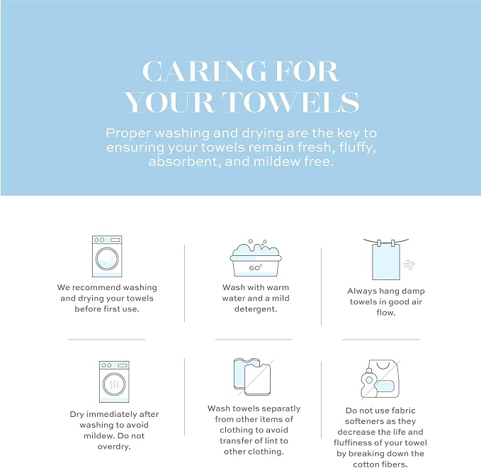 White Classic Luxury Bath Towels Large - Image 8