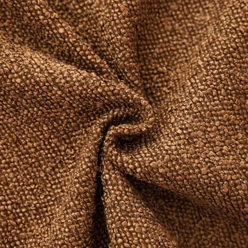 Foindtower Decorative Textured Boucle Throw Pillow Covers 26x26 Hazel Brown - Image 3