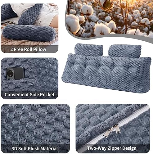 EUHAMS Headboard Pillow Queen - Image 4