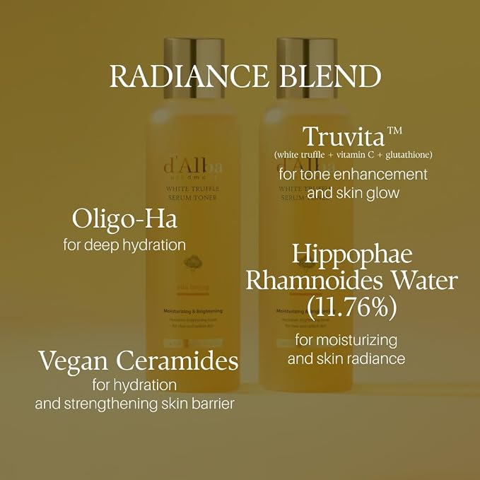 d'alba Piedmont White Truffle Vita Toning Serum Toner, Glass Skin - Image 7