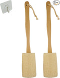 Back Loofah Scrub Loofah Sponge Long Handle Loofah Shower Bath Brush On a Stick by Rainlily+Wen