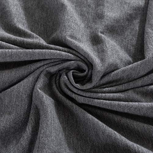 H HOUSEHOLD 100% Jersey Knit Cotton Body Size Pillowcases Set of 1, Super Soft - Image 5