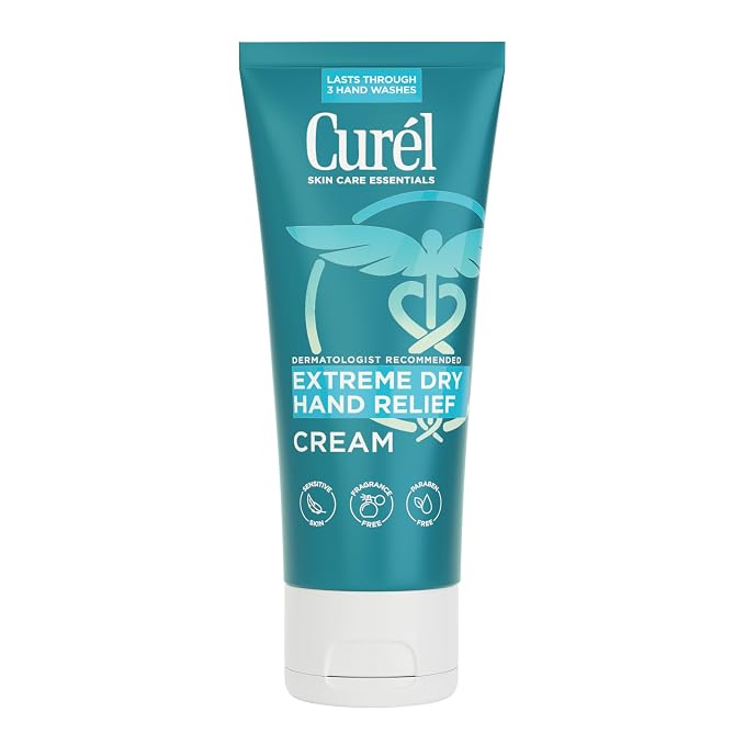 Curel Extreme Dry Hand Relief, Dermatologist Recommended, Long-Lasting Cream by Cur%C3%A9lSkincare
