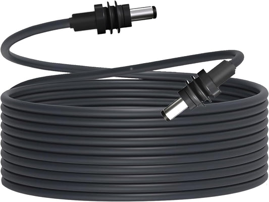DC5521 Power Extension Cable for Starlink Mini,10FT 25FT 50FT 16AWG Waterproof DC 5521 Cord, DC Male to Male Extension Cable for Starklink Mini Work with 20V/65W+ PD Source (Male to Male 10 FT)