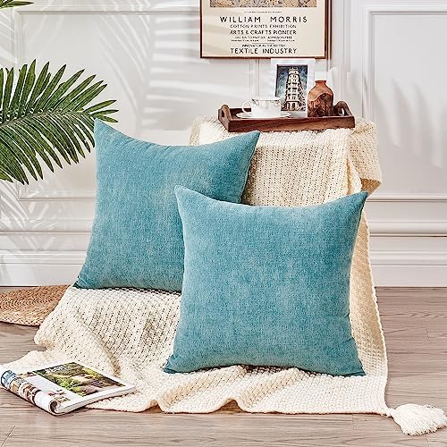 GAWAMAY Decorative Square Throw Pillow Covers 20"x20" Inch Set of 2, Super Soft - Image 2