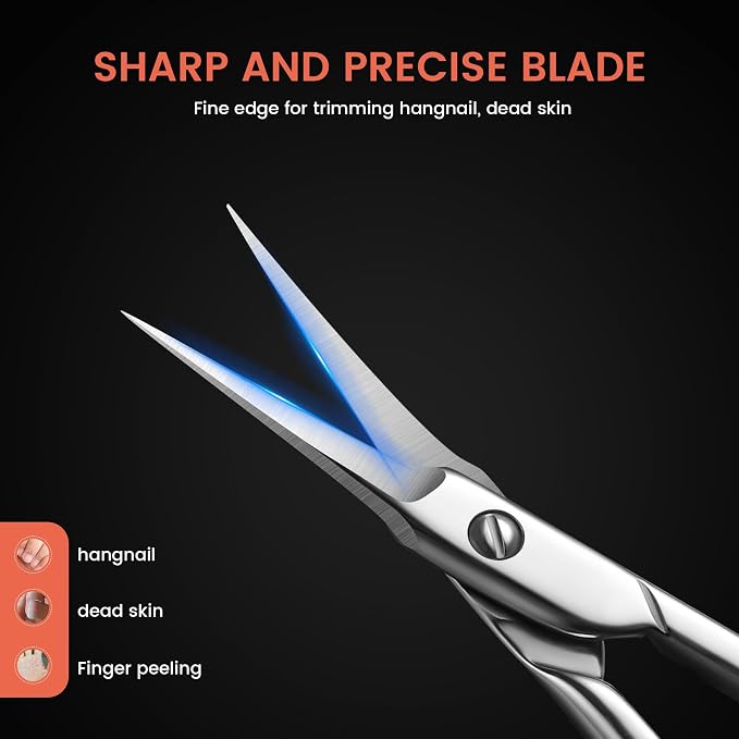 BEZOX Curved Cuticle Scissors - Image 4
