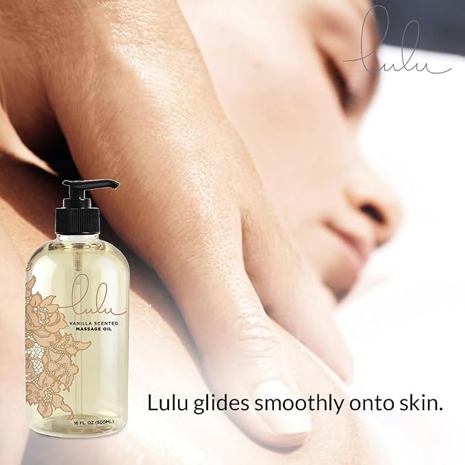 Lulu Vanilla Massage Oil with Fractionated Coconut & Cocoa Butter, Deeply - Image 4