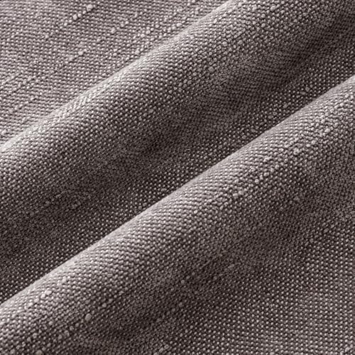 MIULEE Textured Chenille Throw Pillow Covers 20x20 Inch Charcoal Gray - Image 2