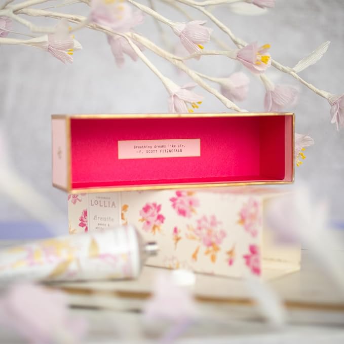 LOLLIA Breath Handcreme, 4 oz, Peony & White Lily Scented Hand Cream - Image 5