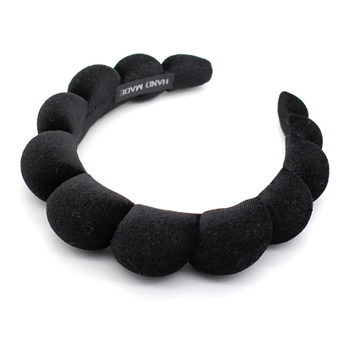 Fashion Headbands for Women Padded Fabric Hair Bands Wide Velvet Non Slip by Uchyius