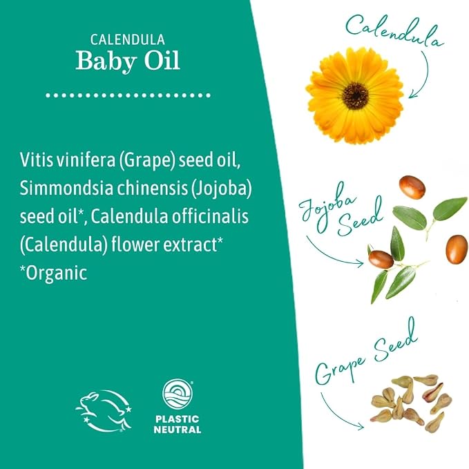 Earth Mama Calendula Baby Oil | Massage Oil - Image 6