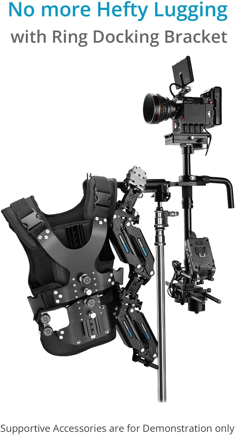 Proaim Ring Docking Bracket for Handheld Camera Stabilizers, Arm & Vest. Payload Capacity up to 25kg / 55.11lb. (ST-RGDB-01)