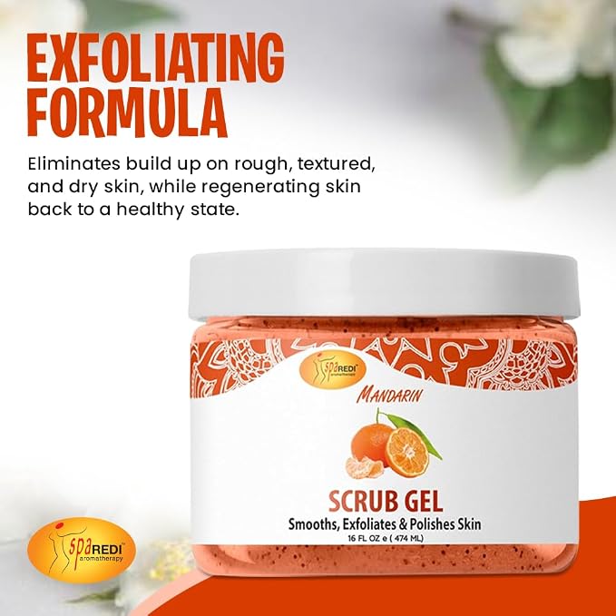 SPA REDI - Exfoliating Scrub Pumice Gel, 16 Oz - Manicure, Pedicure and Body - Image 6
