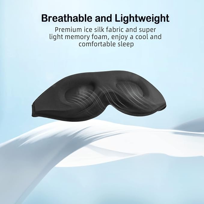 LitBear Sleep Masks, Light Blocking Eye Mask Sleeping - Image 6