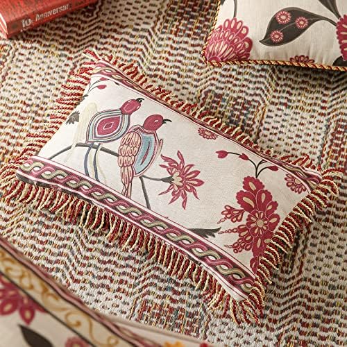 patdrea Designer Vintage Linen Throw Pillow Cover - Image 2