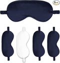 Sleep Masks 5PACK Silk Eyes Cover Satin Eye Mask Silky Blackout Soft Blindfold by WJingYiJia