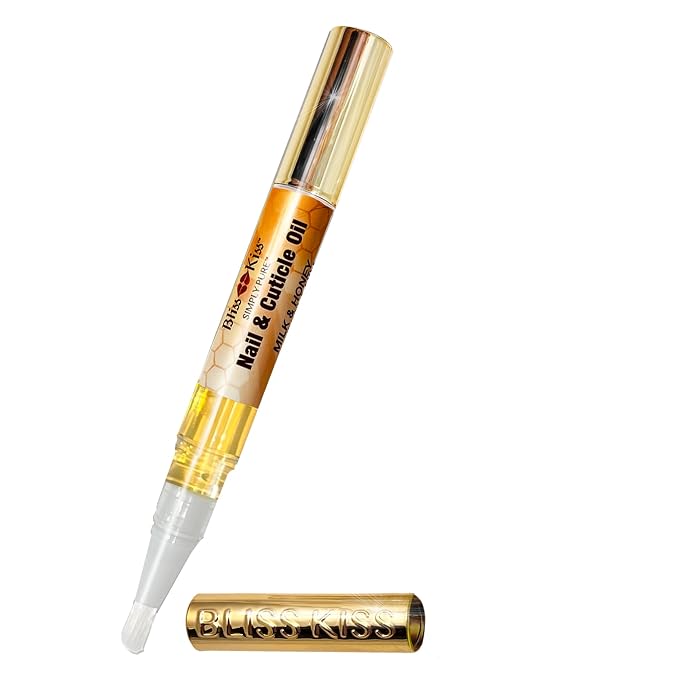 Bliss Kiss | 1 Milk & Honey | Nail Oil Cuticle Pen w/Vitamin E & Jojoba⏤Nail - Image 2