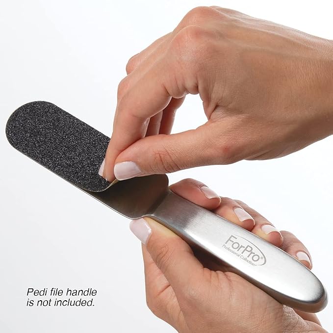 ForPro Professional Collection Stainless Steel Pedi File Refill, 80 Grit - Image 4