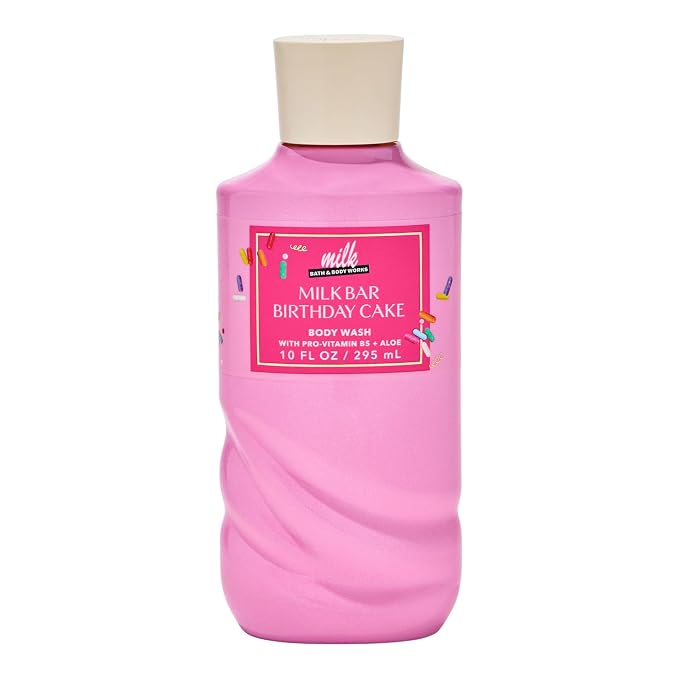 Bath and Body Works Milk Bar Birthday Cake Body Wash Shower Gel Gift Set by BathBodyWorks