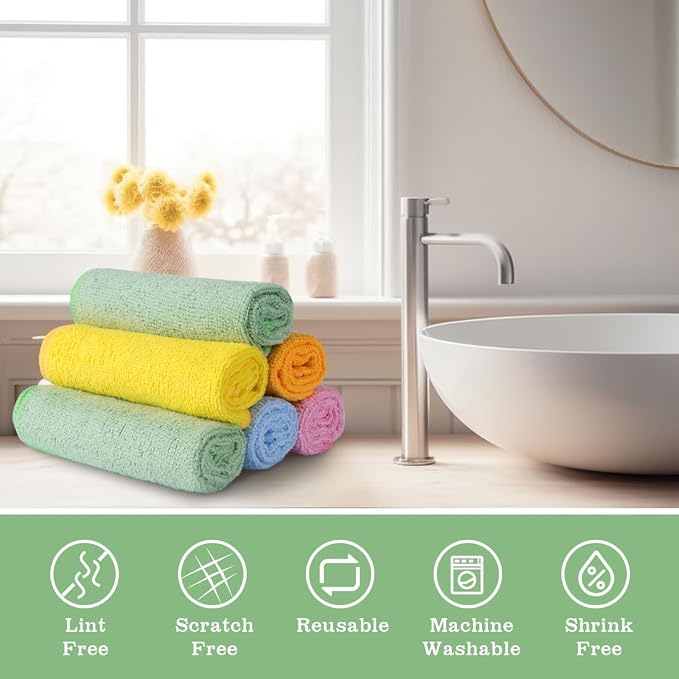 UNIMADE Washcloths Bulk 10 Pack Face Towels, Highly Soft Wash Cloths and Hand - Image 5