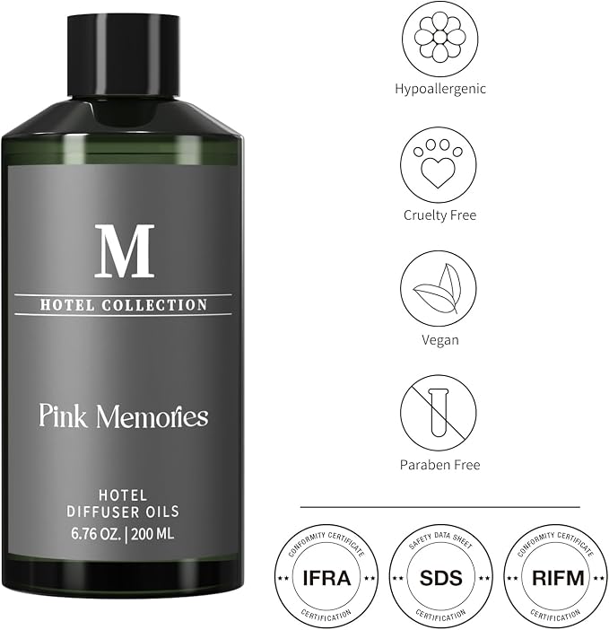 Hotel Collection Diffuser Oil-Pink Memories, 6.76 Fl Oz, Home Luxury Aroma & - Image 2