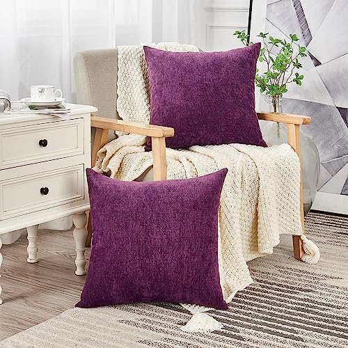 GAWAMAY Decorative Square Throw Pillow Covers 22x22 Inch Set of 2, Super Soft - Image 3