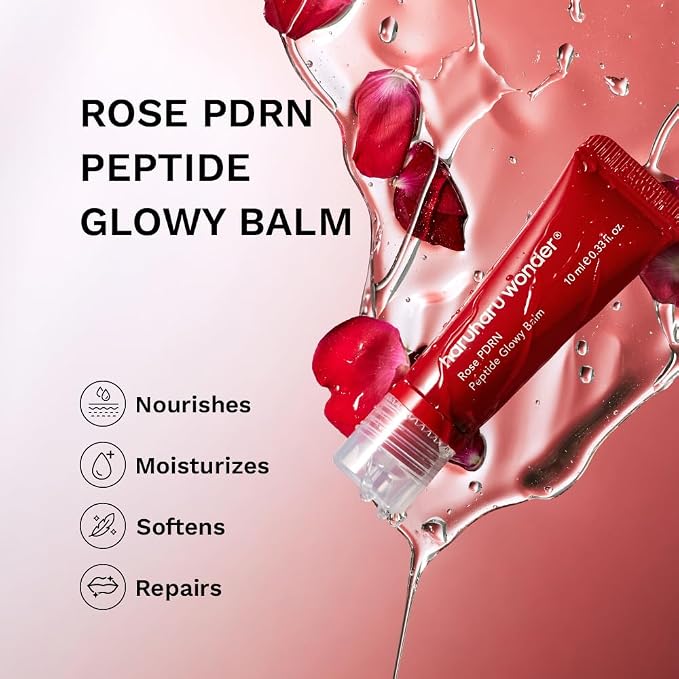haruharu wonder Rose PDRN Peptide Glowy Balm, Instant Moisture, Repairs Dry - Image 2