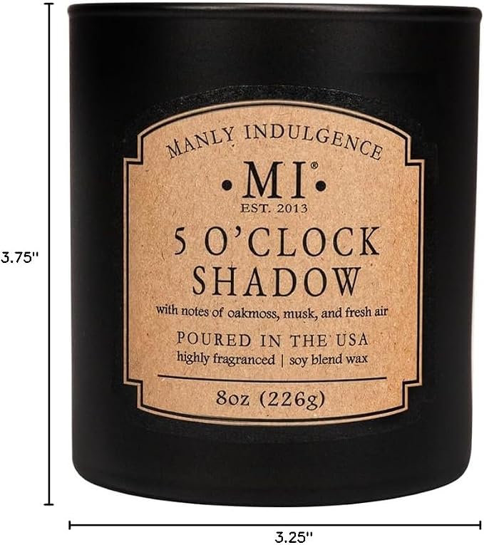 Manly Indulgence 5 O'Clock Shadow Scented Candles - Image 7