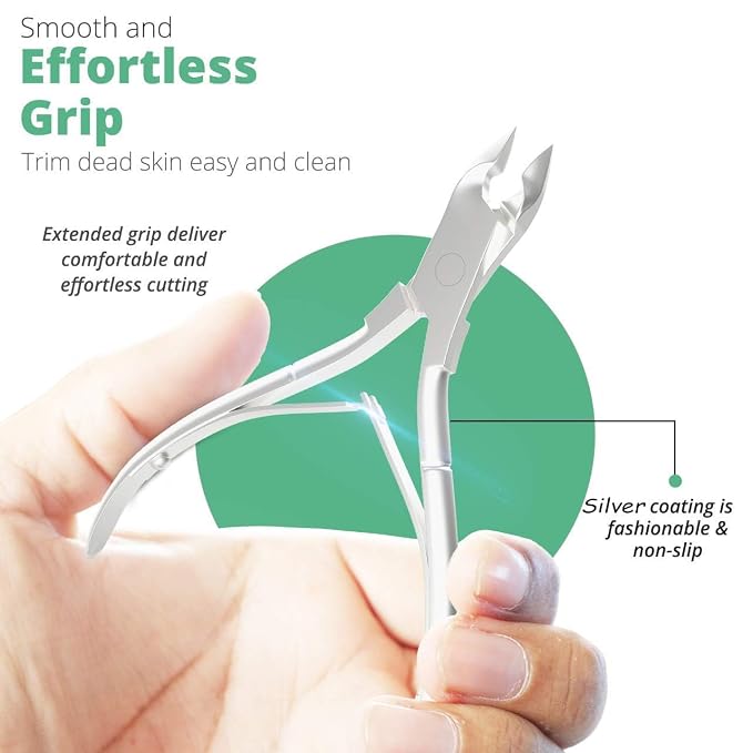 Professional Cuticle Trimmer Nail Cuticle Cutter Stainless Steel Cuticle Nippers - Image 6