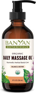 Banyan Botanicals Daily Massage Oil – Organic Ayurvedic Massage Oil – Balancing by BanyanBotanicals