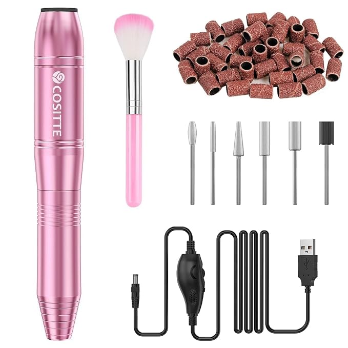 COSITTE Electric Nail Drill, USB Electric Nail Drill Machine by COSITTE