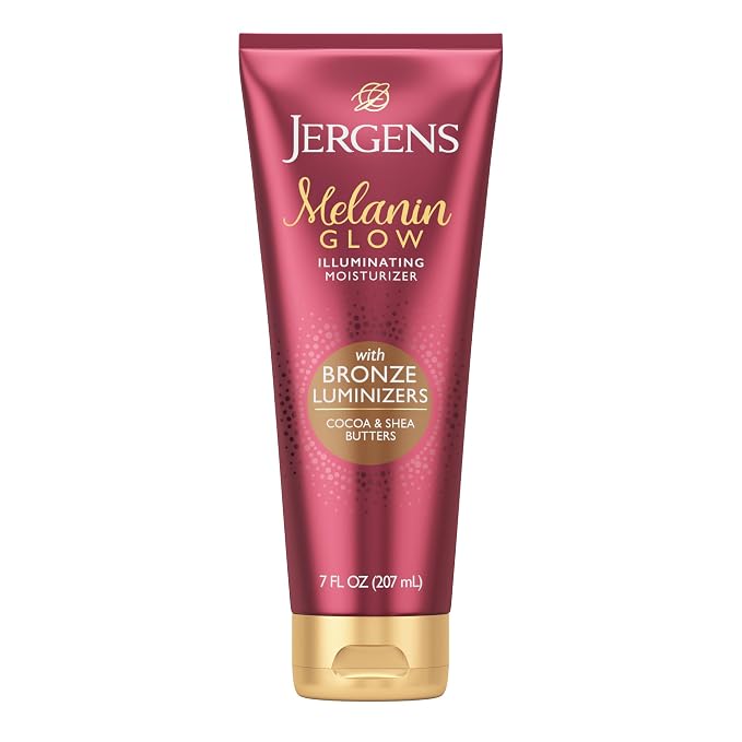 Jergens Hand and Body Lotion, Melanin Glow Illuminating Moisturizer, by Jergens