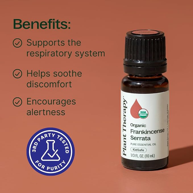 Plant Therapy Organic Frankincense Serrata Essential Oil 100% Pure, USDA - Image 2