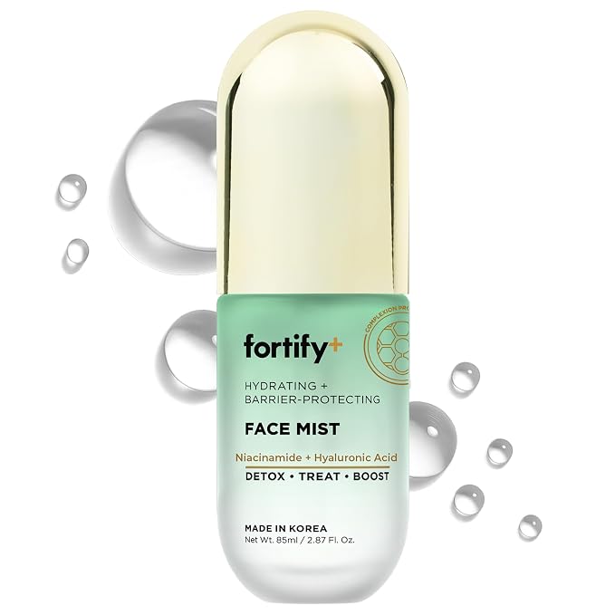 Fortify Skincare Niacinamide & Hyaluronic Acid Face Mist – 3-in-1: Detox by FORTIFYSKINCARE
