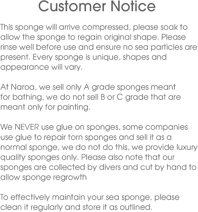 Naroa Soft Natural Shower Sponge | Gentle Sea Loofah - Image 7