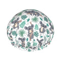 Funny Koala Shower Cap For Women Reusable Waterproof Double Layers Bath Cap by YUZEKABZ