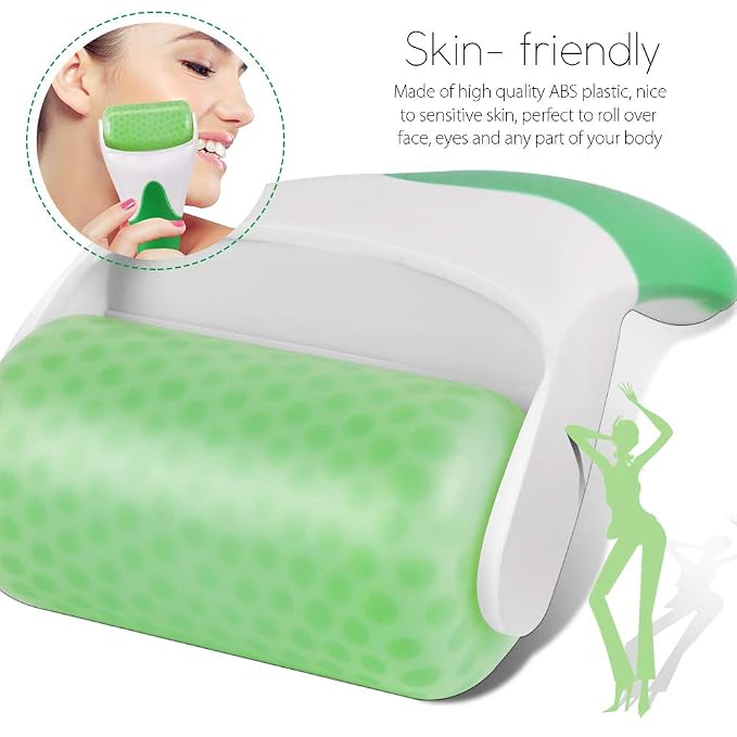 Teenitor Green Ice Roller for Facial Skin Care, Ice Massager Cooling Facial - Image 3