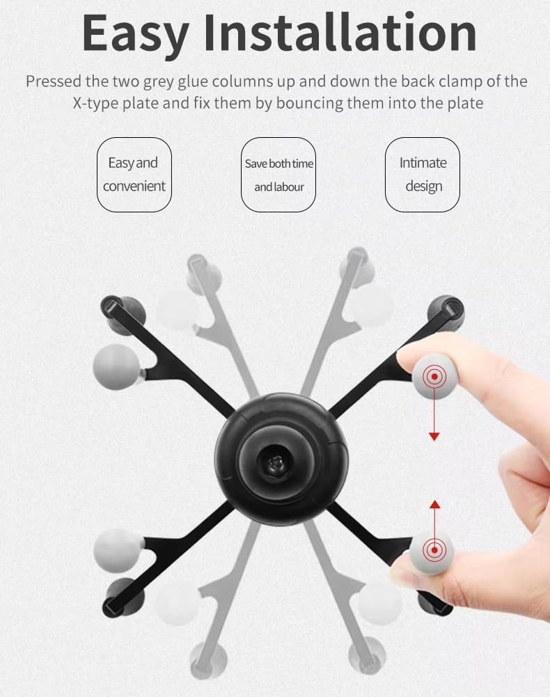 Strg Tablet Mount with Composite Double Socket Arm(Medium) for 6" Tablets, Tablet Holder Compatible with RAM Mount and All B Size 1" Ball Mounts Bases for Motorcycle Bike Car Truck etc