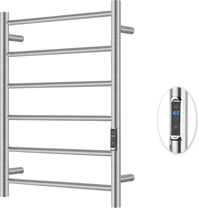 Heated Towel Racks for Bathroom, Wall Mounted Electric Towel Warmer Racks by BLARALA