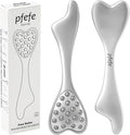pfefe Stainless Steel Gua Sha & Face Roller, 3-in-1 Dolphin Facial Roller by PfefeRoutine