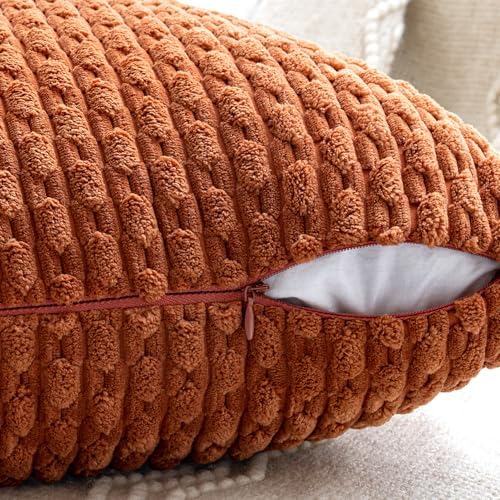MIULEE Fall Terracotta Decorative Throw Pillow Covers - Image 6