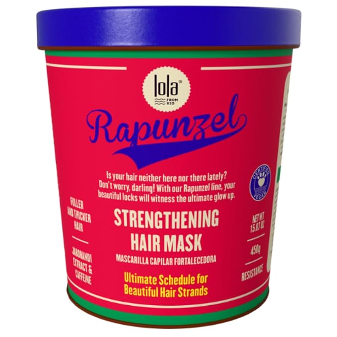 Lola From Rio - Rapunzel Mask - Strengthening Hair Mask, Restores Shine by LolaFromRioUSA