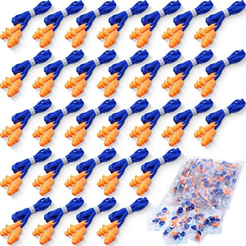 Tondiamo 200 Pairs Ear Plug Bulk by Tondiamo