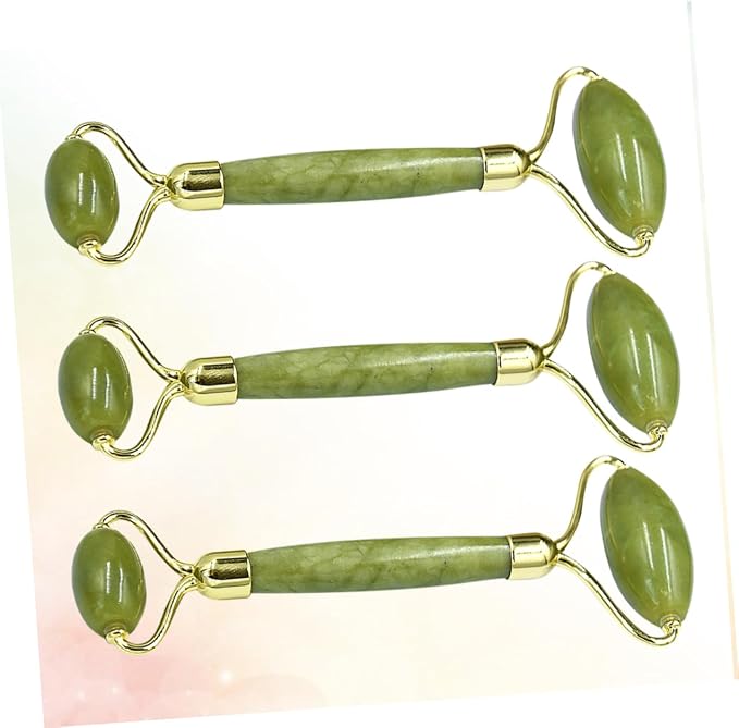 NOLITOY 3pcs Jade Roller Facial Massage Tool Portable Skin Care - Image 5